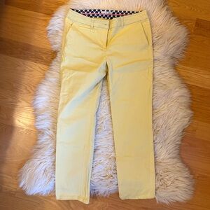 Boden Yellow Straight Leg Jeans